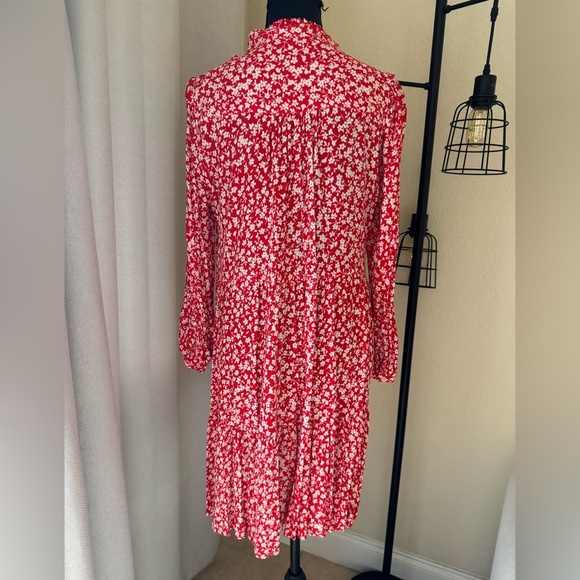 J. Crew Floral Classic Shirt Dress in Tossed Boutique Flowy Minimalist Print - Picture 4 of 6
